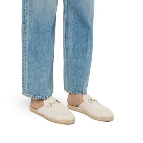 Women's espadrille mule with Horsebit