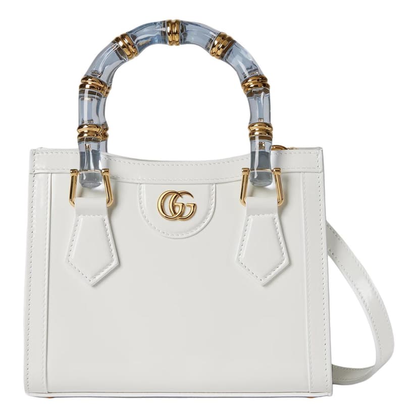 Gucci Diana Polished Leather Tote Bag