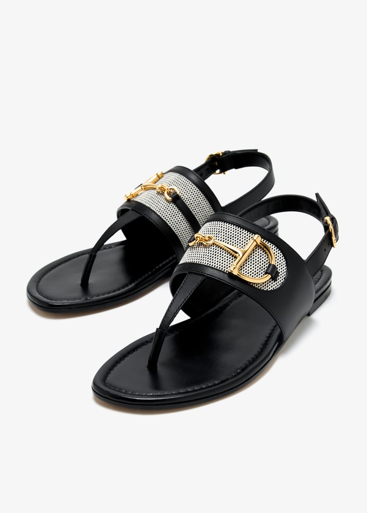 Gucci Horsebit thong flat sandals