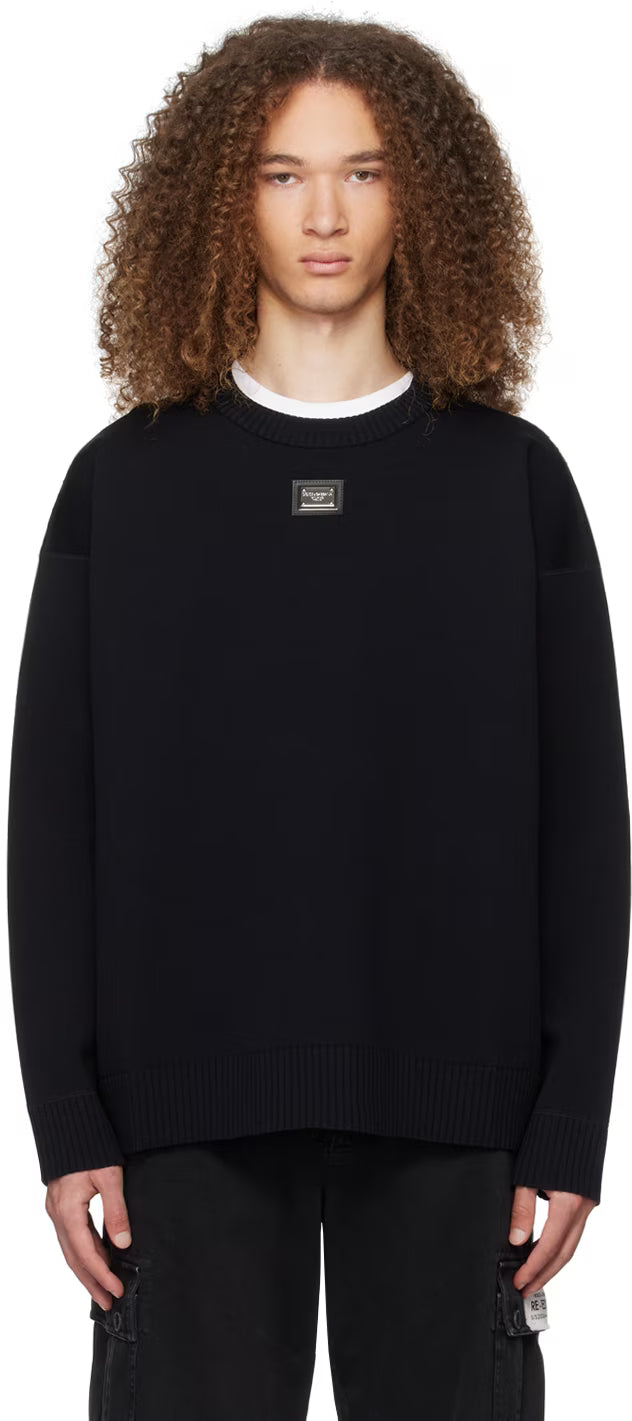 Dolce&Gabbana Black Sicily Sweater