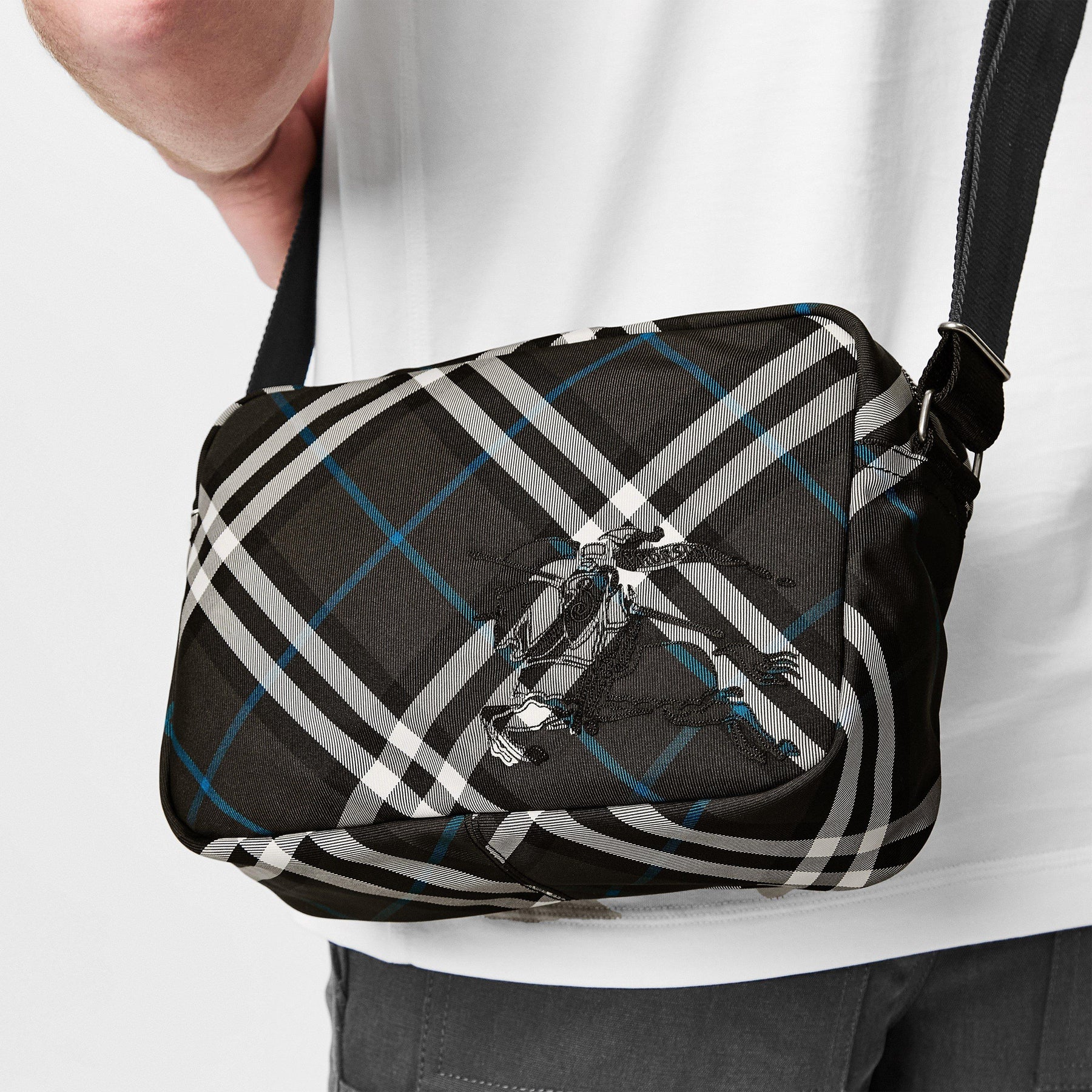 Check Crossbody Bag