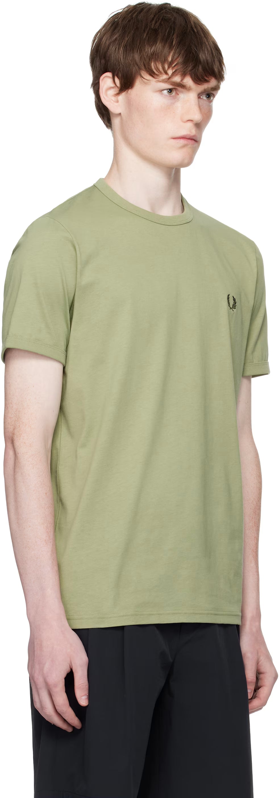 Khaki Ringer T-shirt