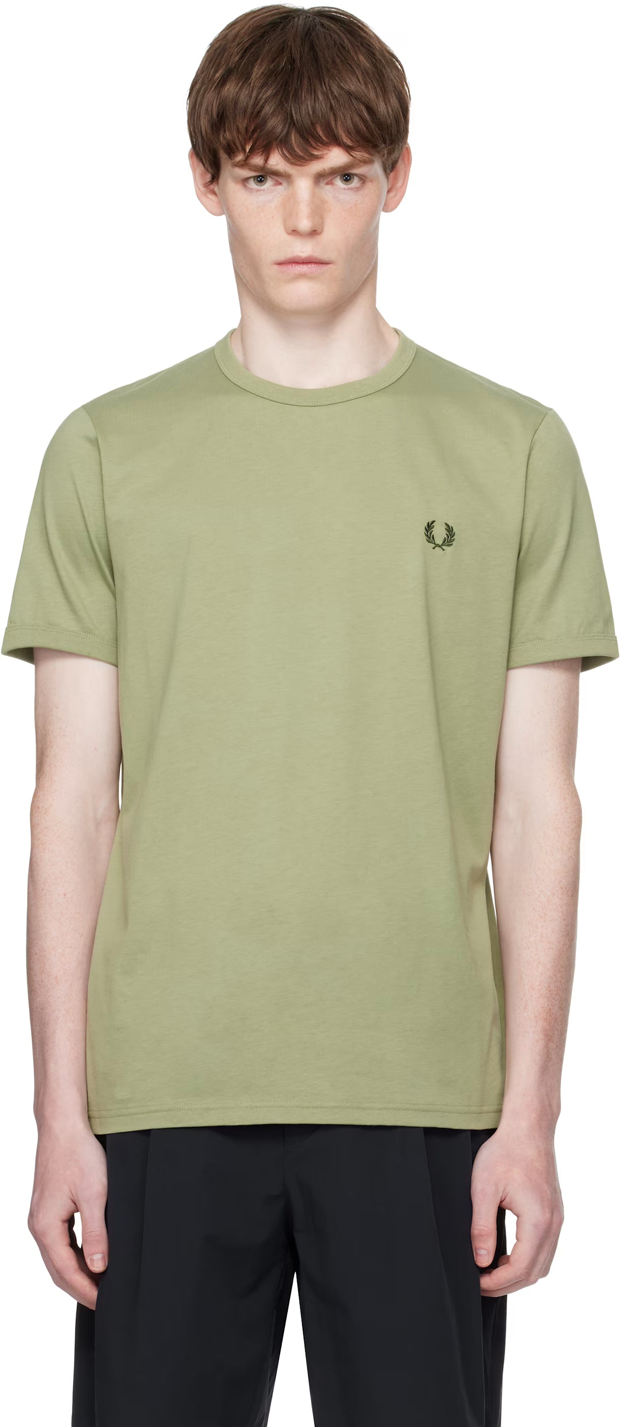 Khaki Ringer T-shirt