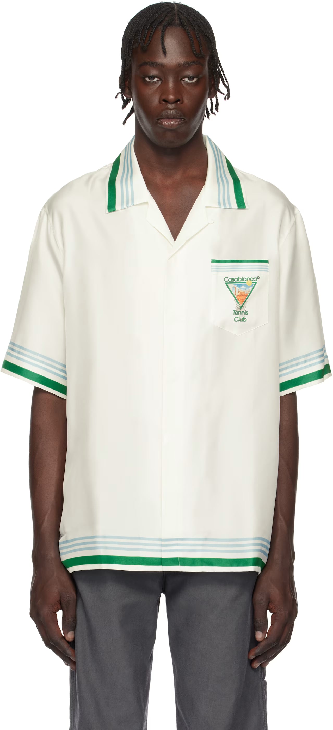 White Metaphysical Tennis Icon Shirt
