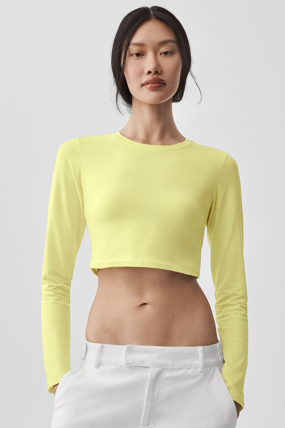Alosoft Crop Finesse Long Sleeve