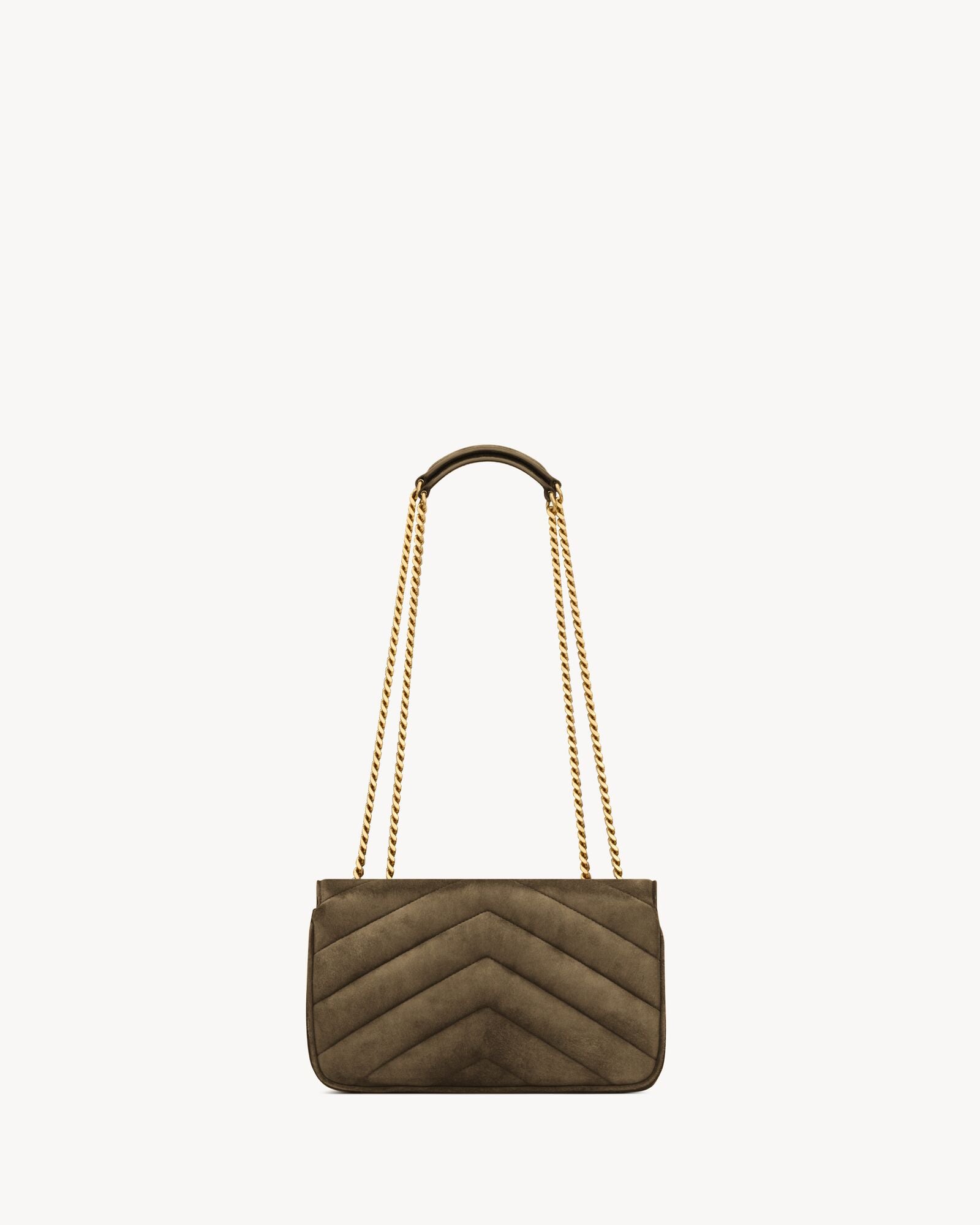 Saint Lauren LOULOU small in MATELASSÉ suede