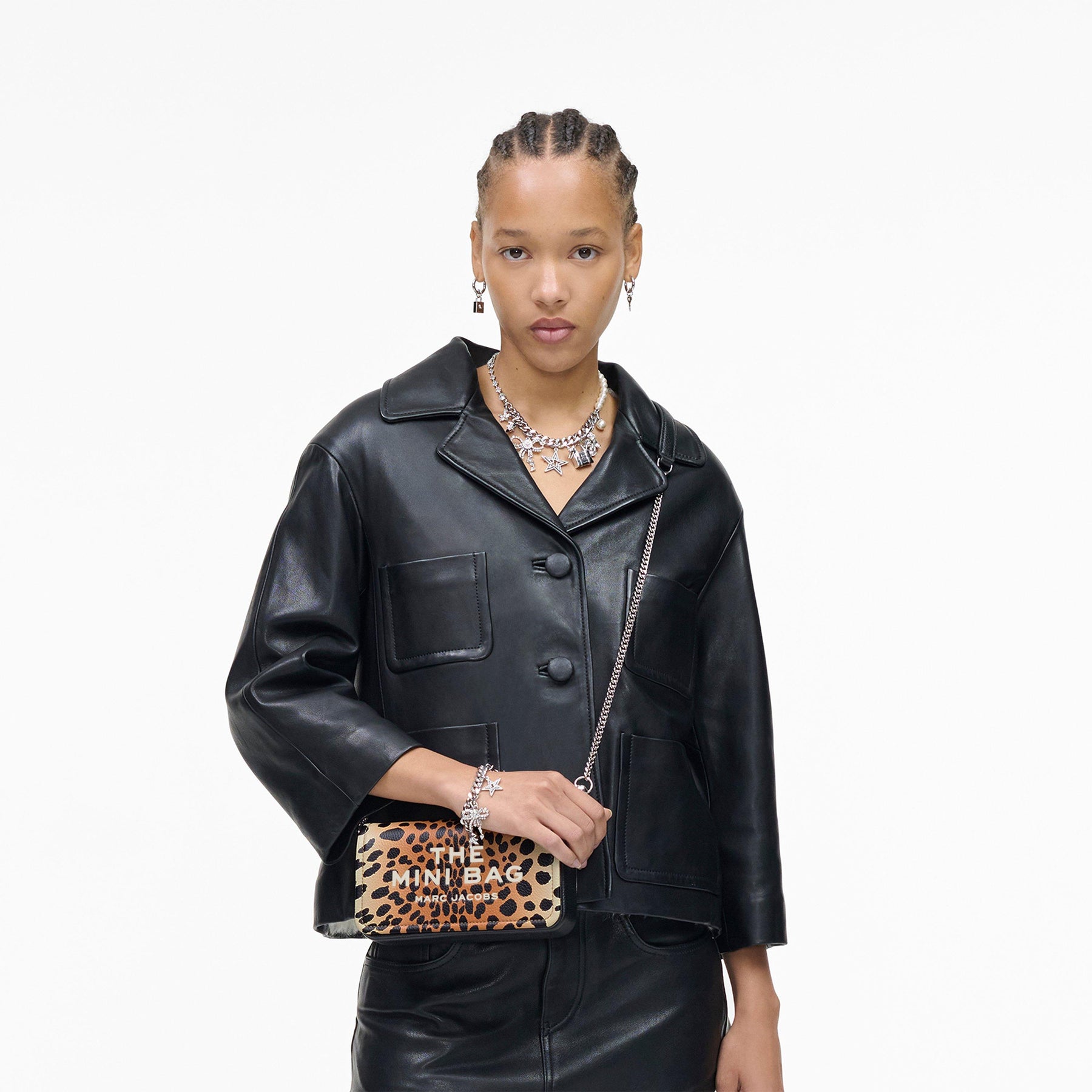 Cheetah Chain Mini Bag