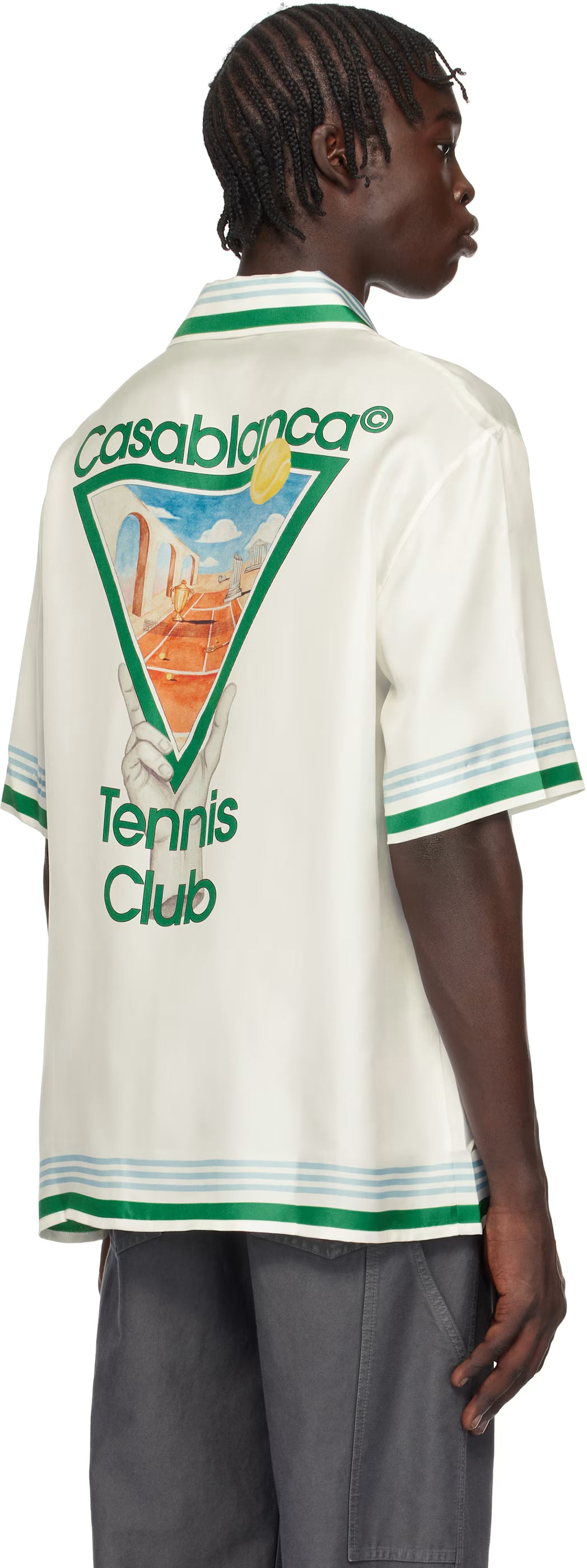 White Metaphysical Tennis Icon Shirt