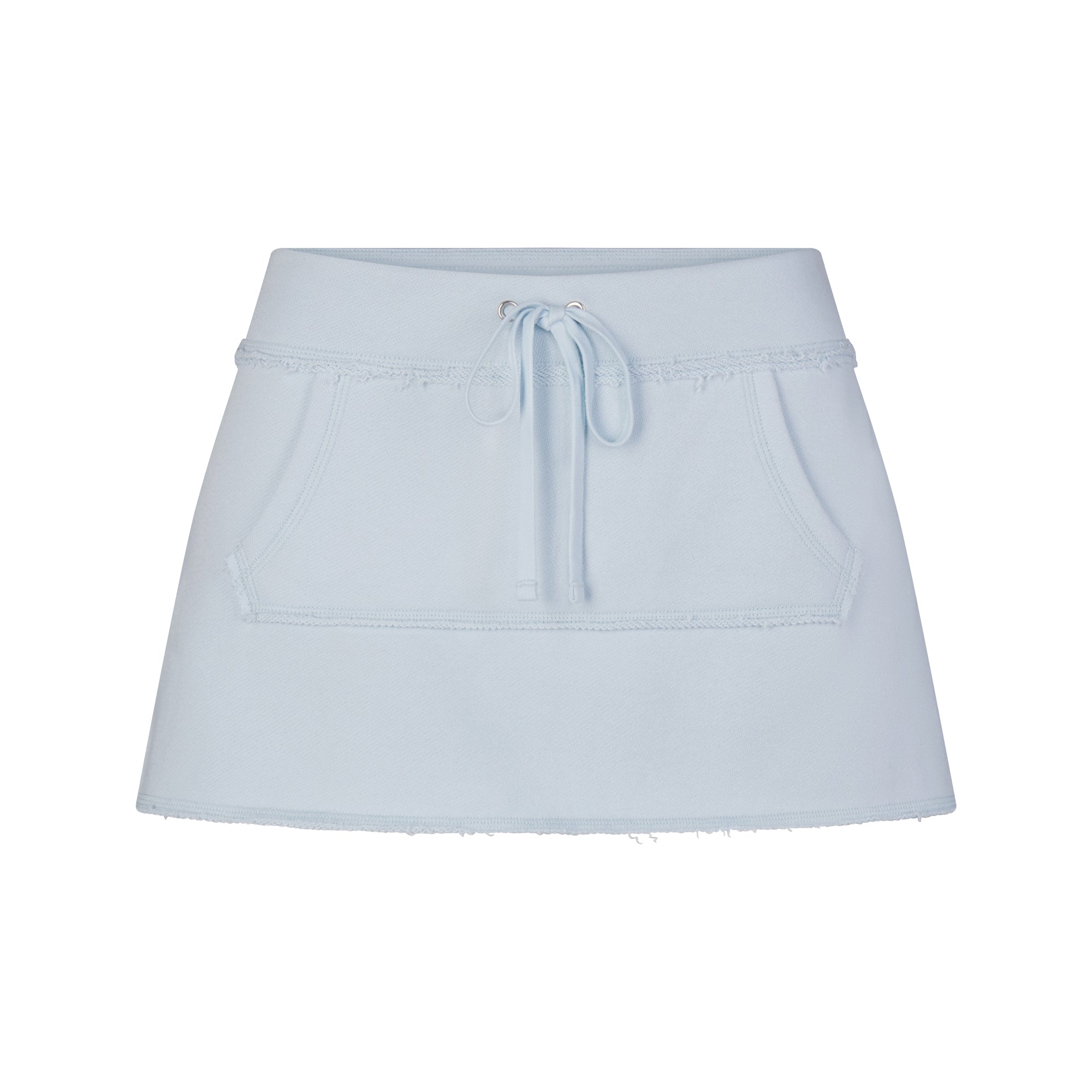 Drapey French Terry Mini Skirt