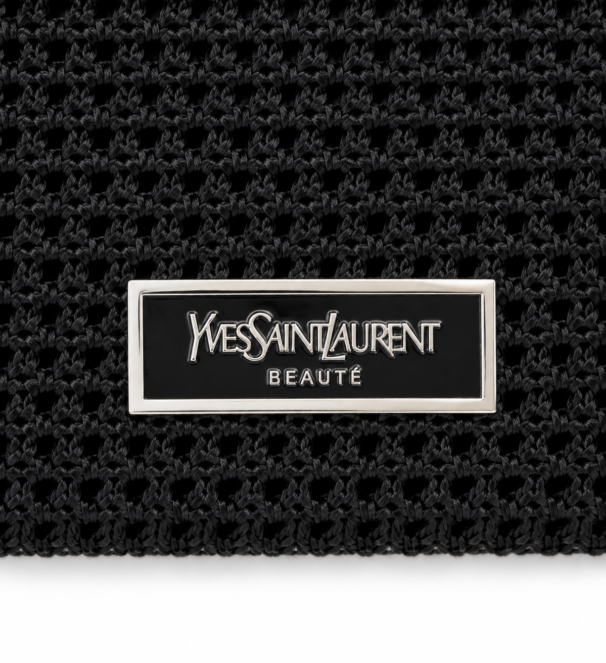 YSL Yves Saint Laurent Beaute Beauty GWP VIP Gift Black Knit Knitted Flat Pouch