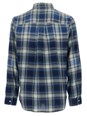 Dsquared2 Blue Shirt with All-Over Striped Motif in Cotton Man
