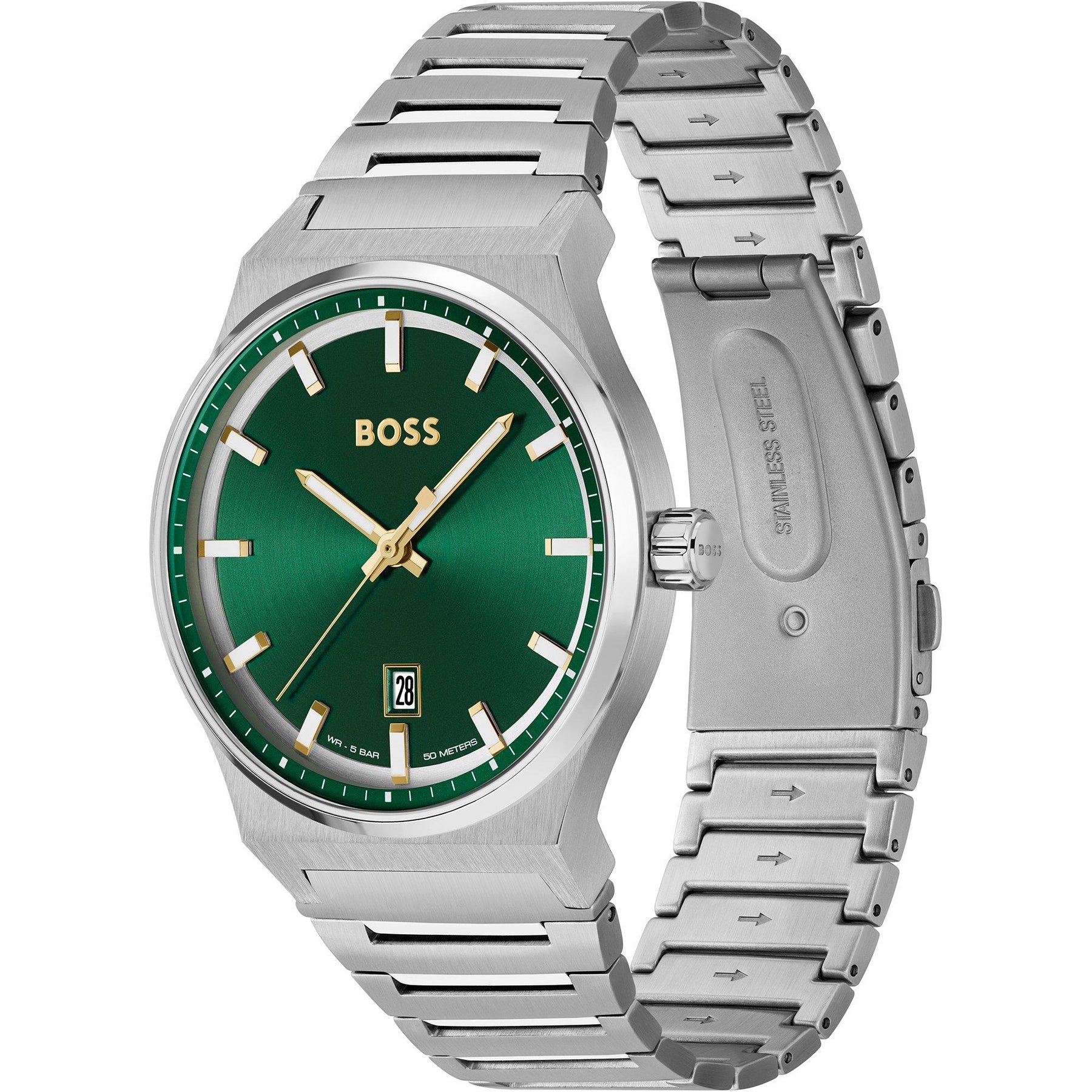 Gents BOSS Candor Stainless Steel Bracelet Watch