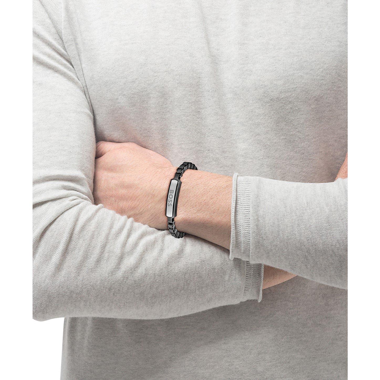 Gents BOSS Devon Box Chain Bracelet