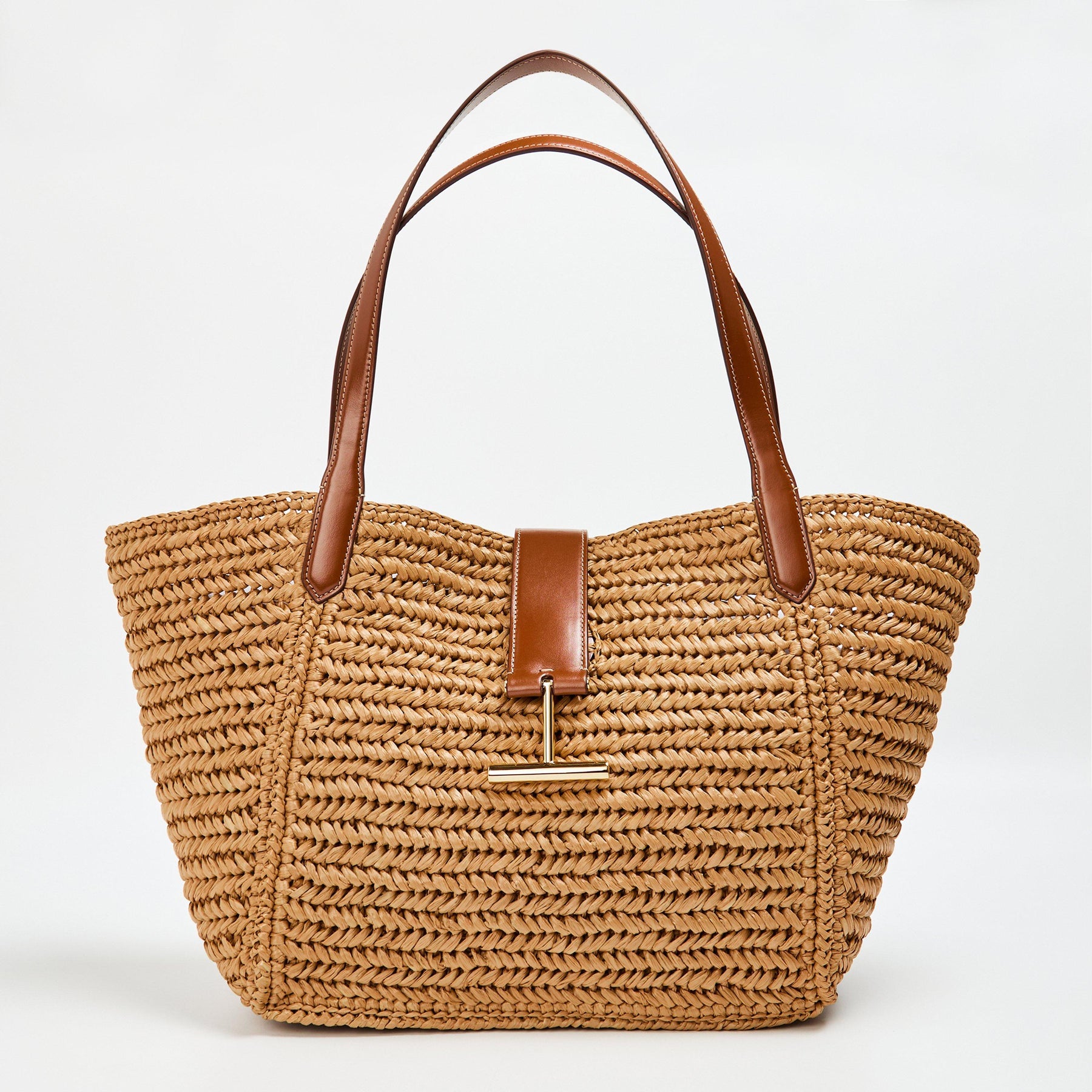 Medium Tara Raffia Tote Bag