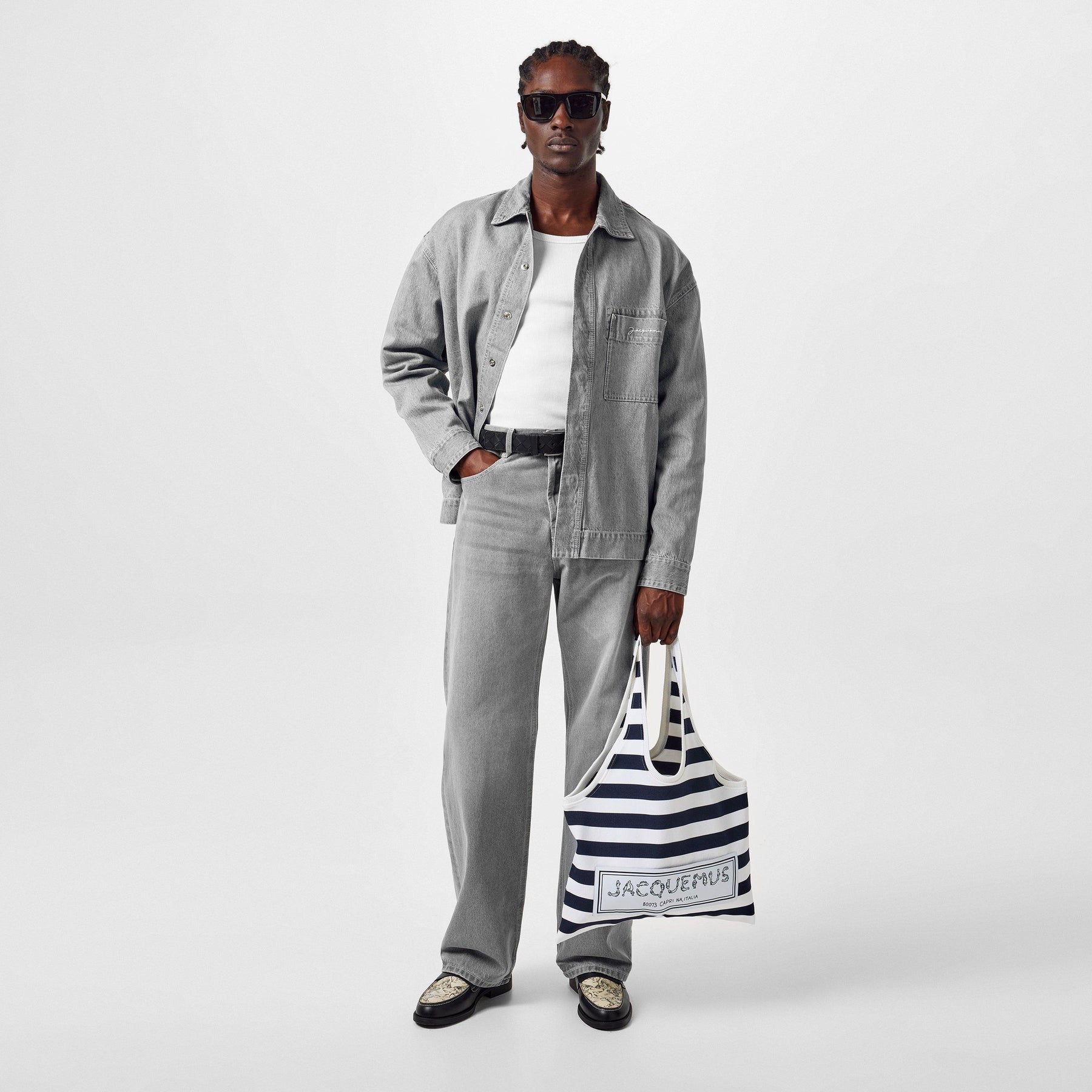 Striped Tote Bag