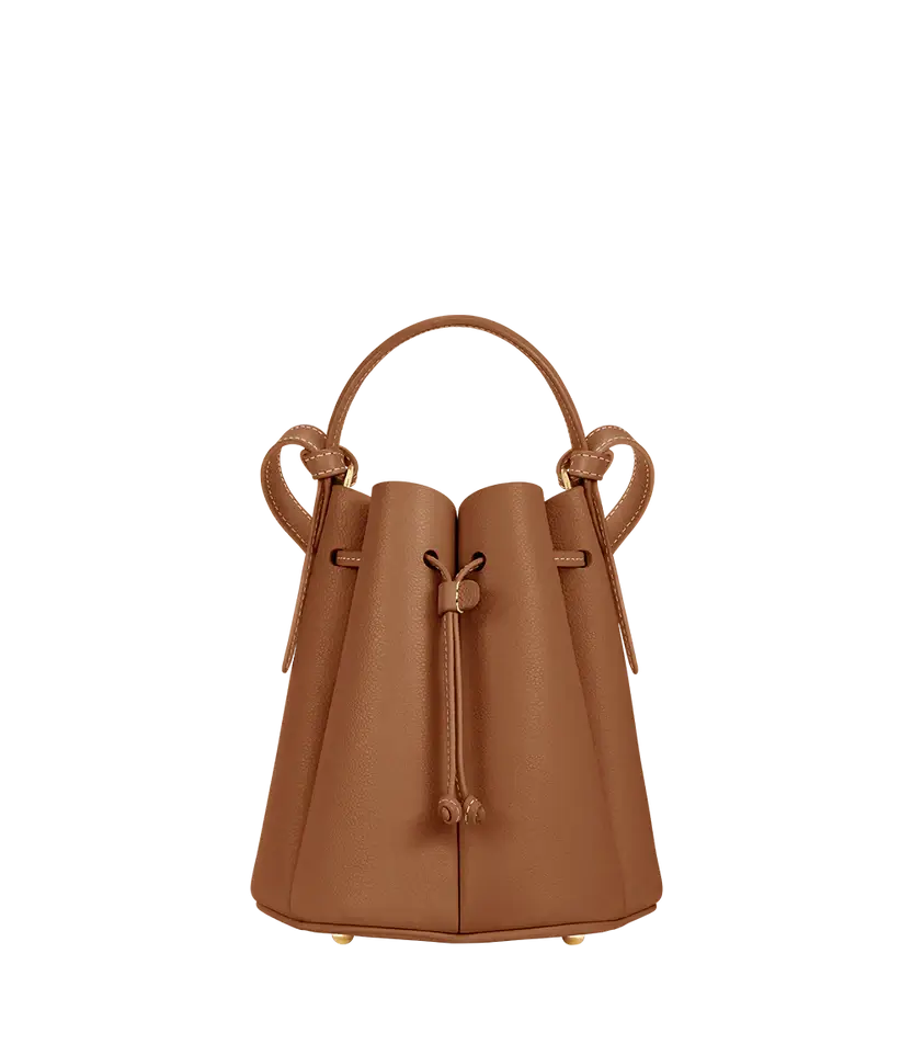Polene Numéro Huit Mini Edition Textured Camel - Size: One Size Bags | Shop From The Mirage
