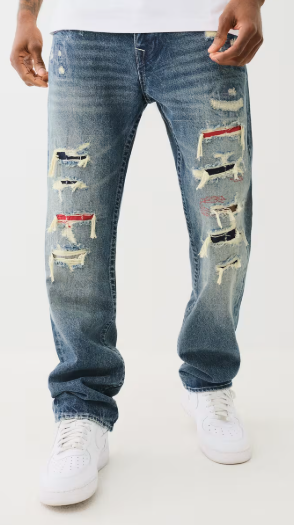 RICKY DISTRESSED STRAIGHT JEAN