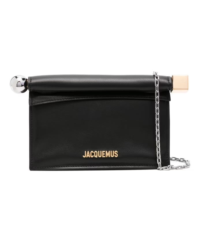 Black Shoulder Bag in Lambskin