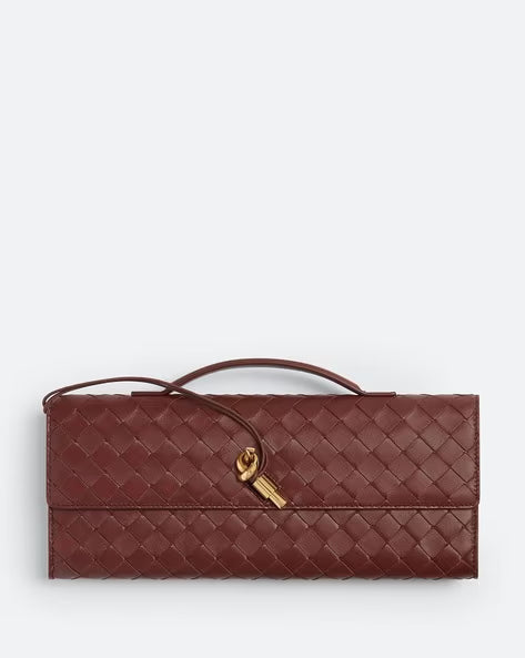BOTTEGA VENETA Andiamo Top Handle Long Clutch