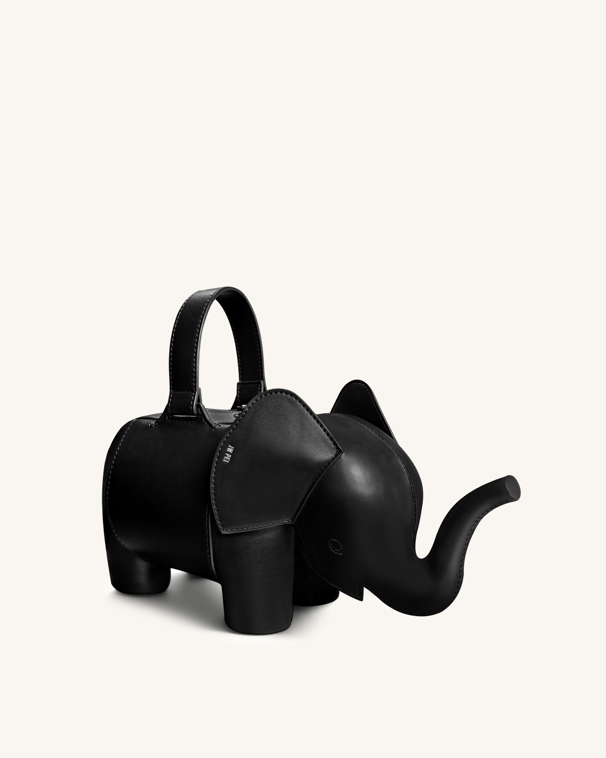 Claire Elephant Shaped Handbag - Red