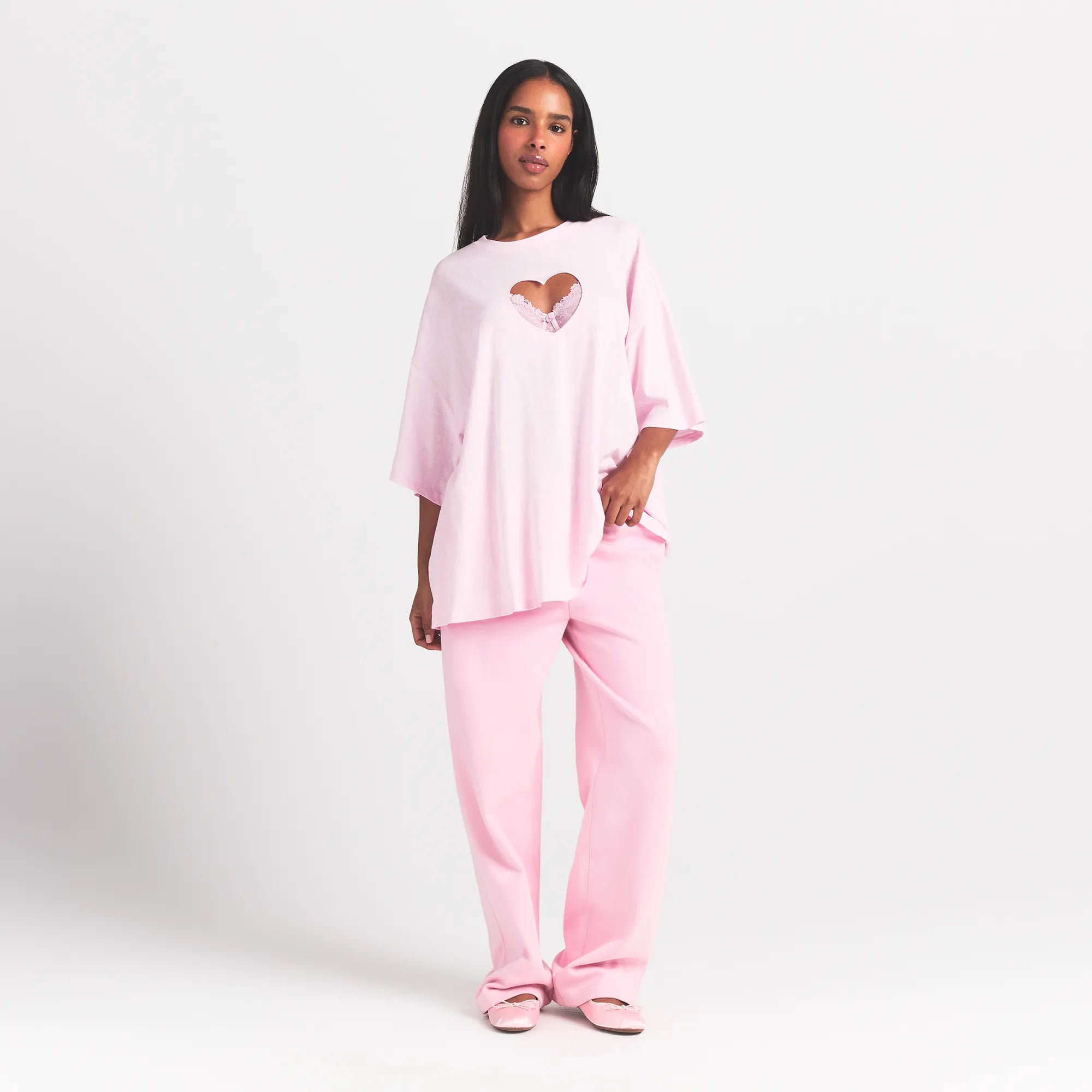 Worn in Jersey Heart Oversized T-shirt