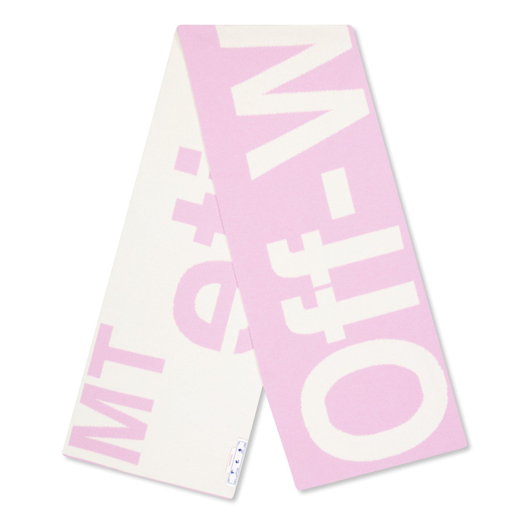 Contrasting Logo Scarf