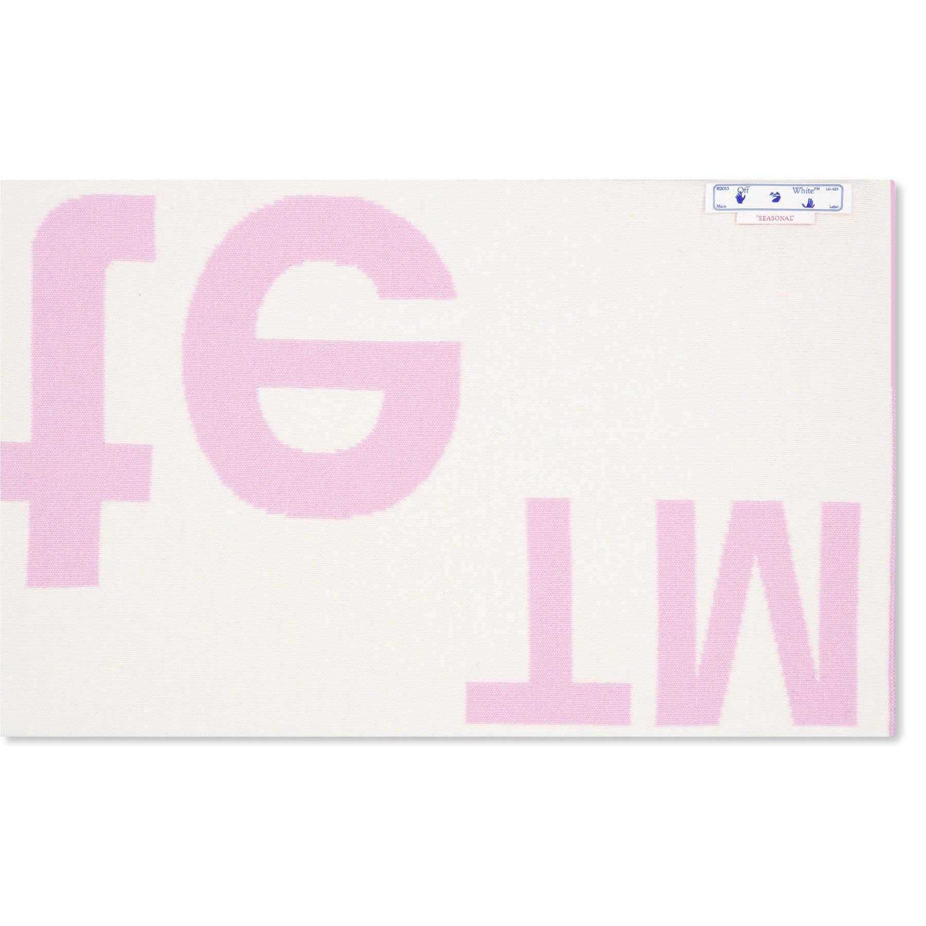 Contrasting Logo Scarf