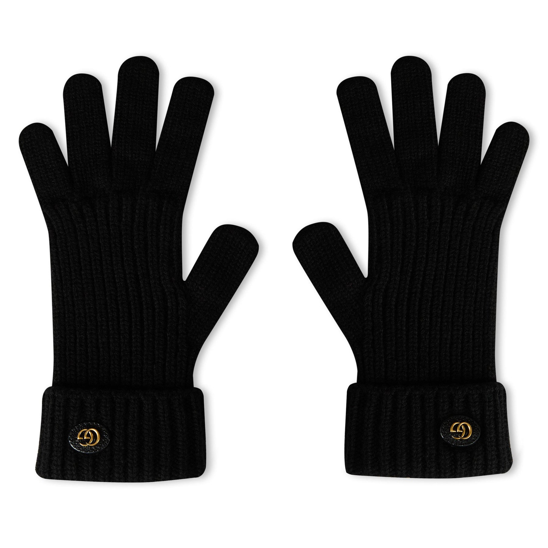 Double G Wool Cashmere Gloves