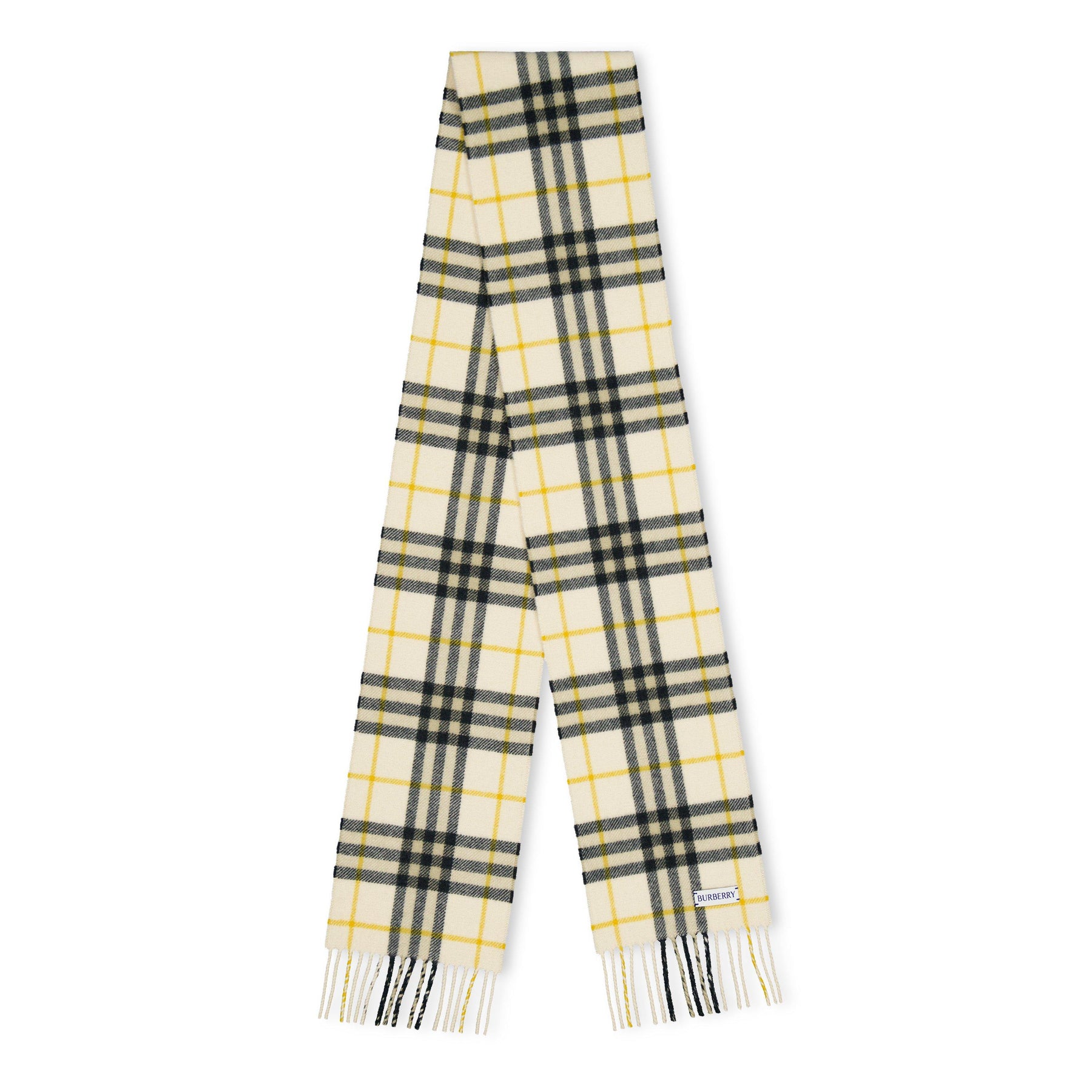 Check Cashmere Scarf