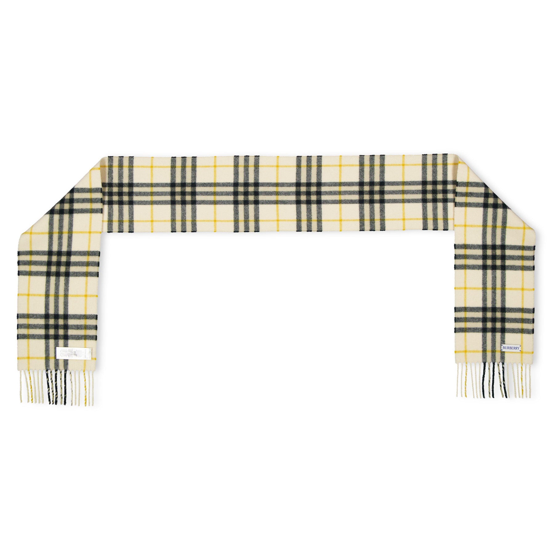Check Cashmere Scarf