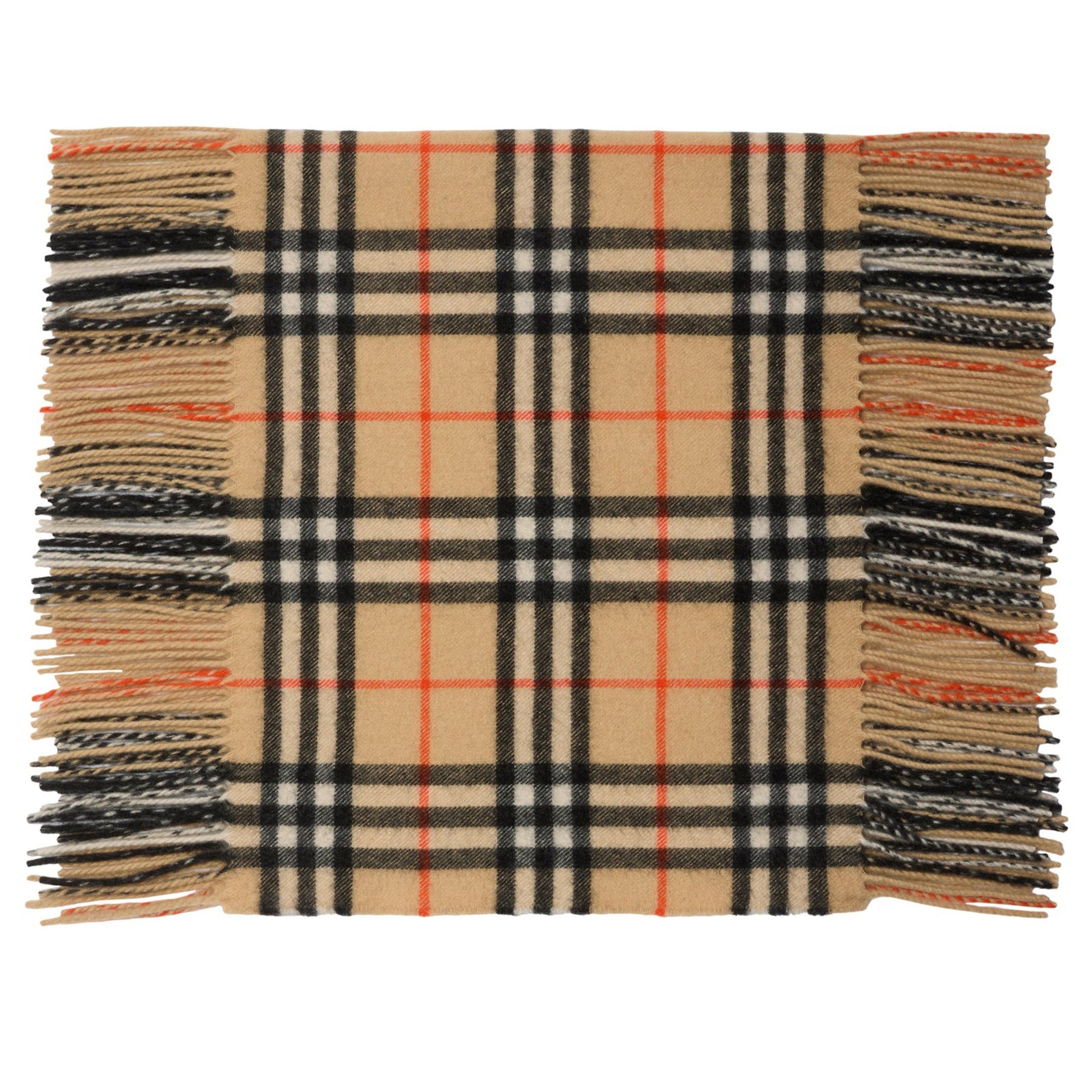 Check Cashmere Happy Scarf