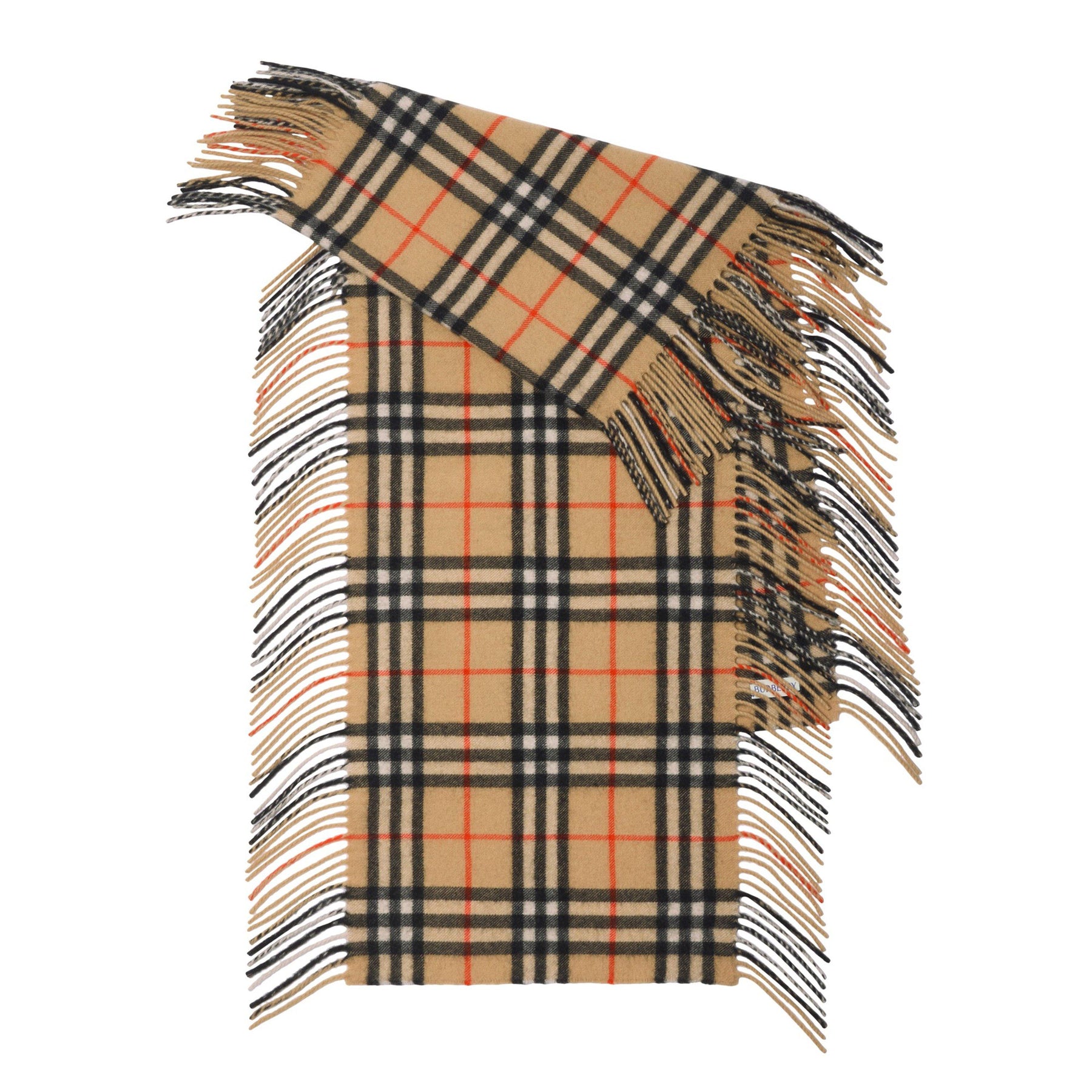 Check Cashmere Happy Scarf