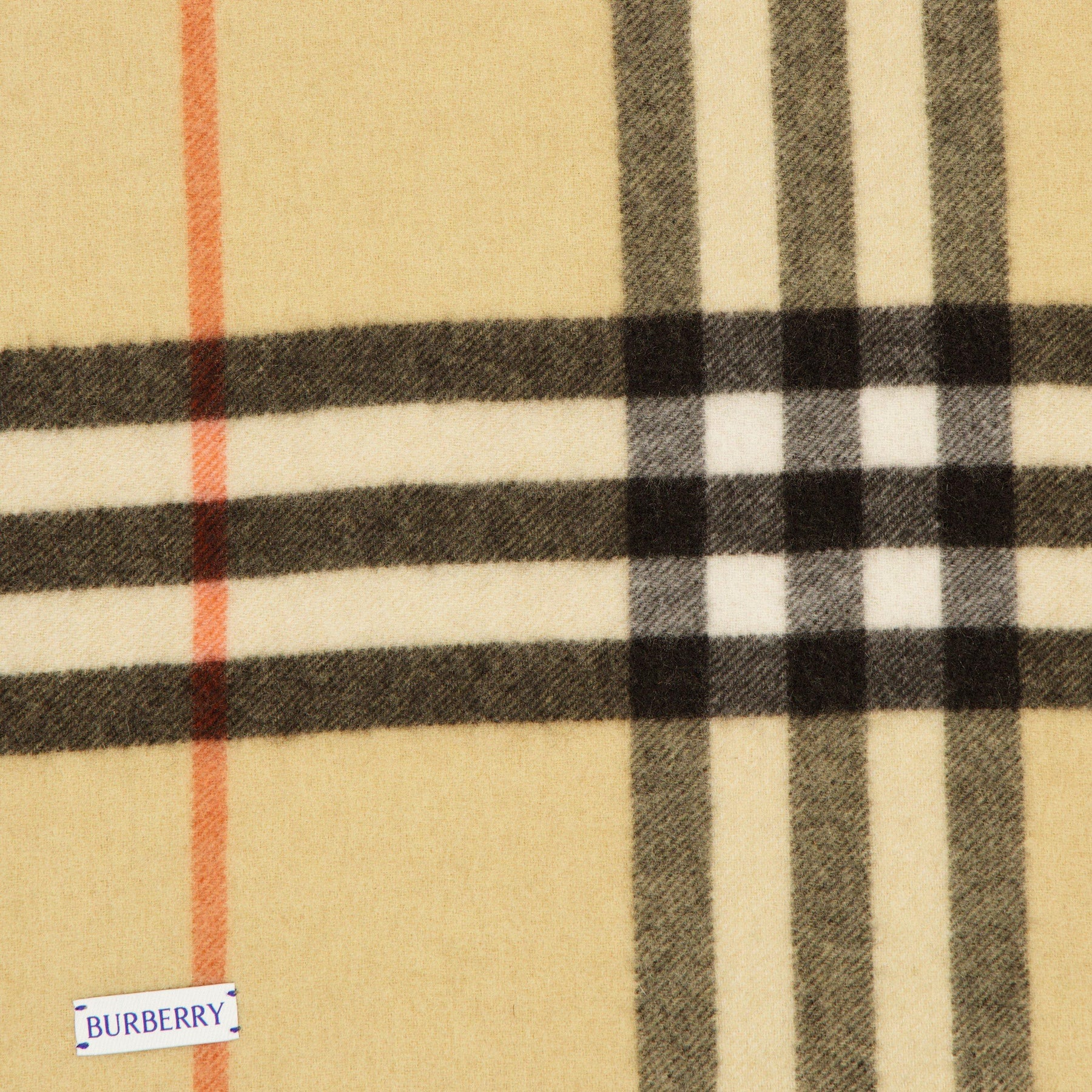 Reversible Jacquard Cashmere Scarf