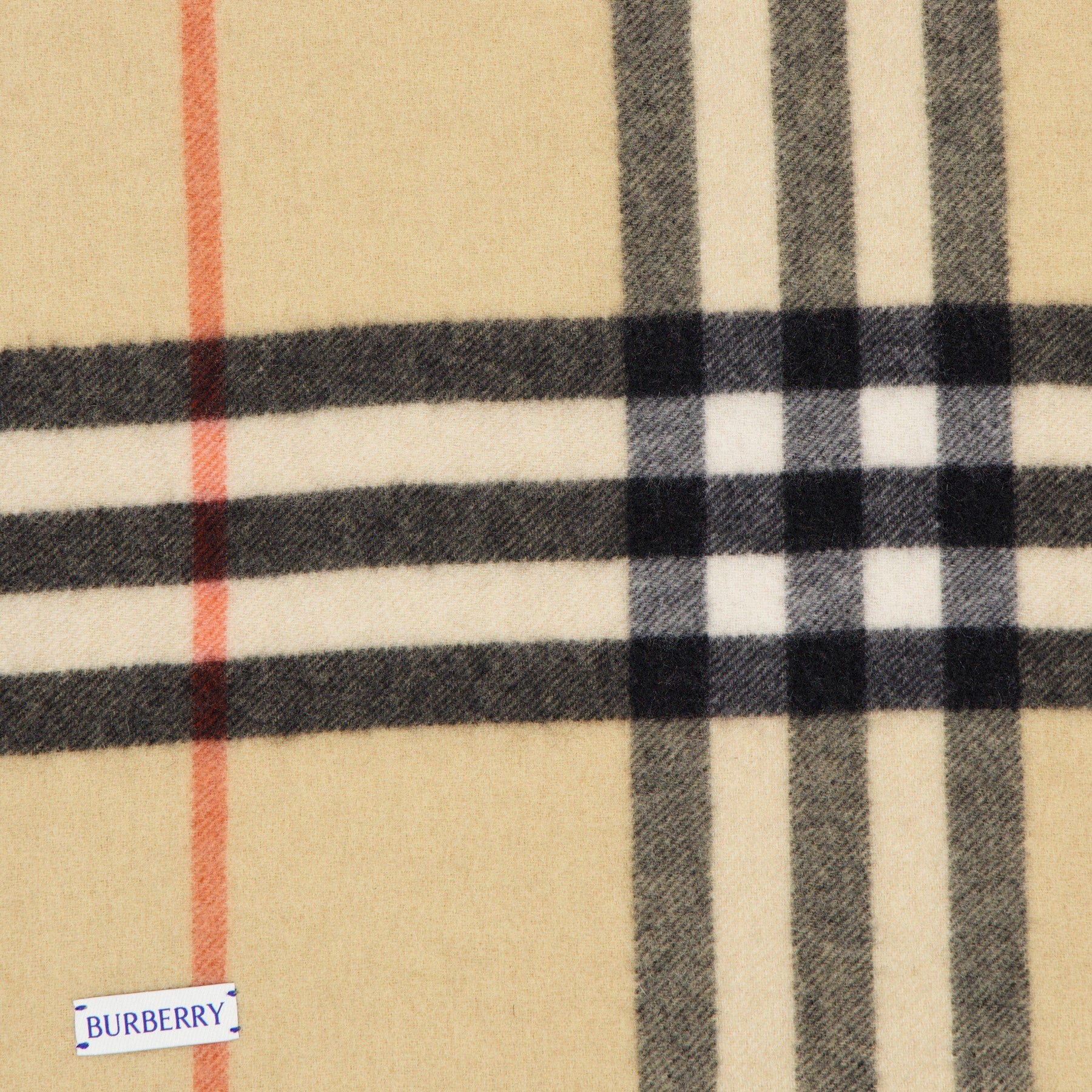Reversible Jacquard Cashmere Scarf