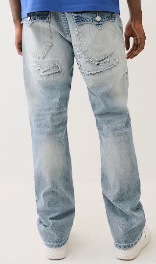RICKY DISTRESSED FLAP STRAIGHT JEAN