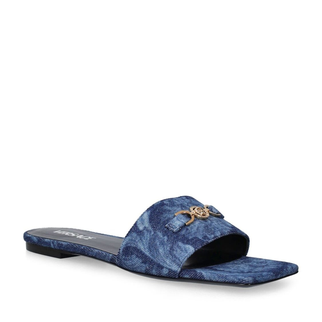 Versace Versace Denim mule flats - Size: UK 5 Sandals | Shop From The Mirage