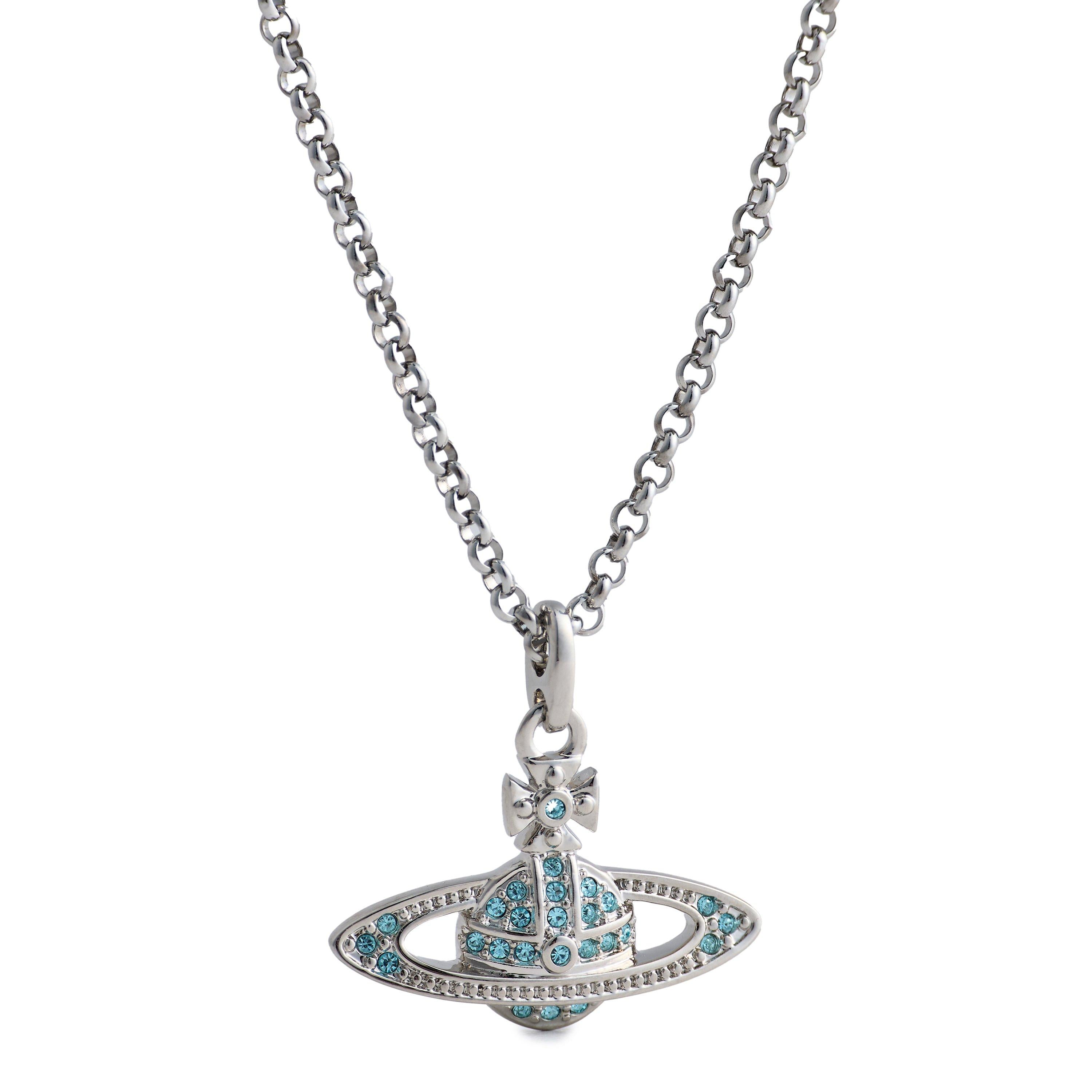 Saturn Orb Pendant Necklace