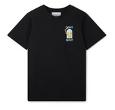 Casablanca Colorful Artistic T-Shirt Black