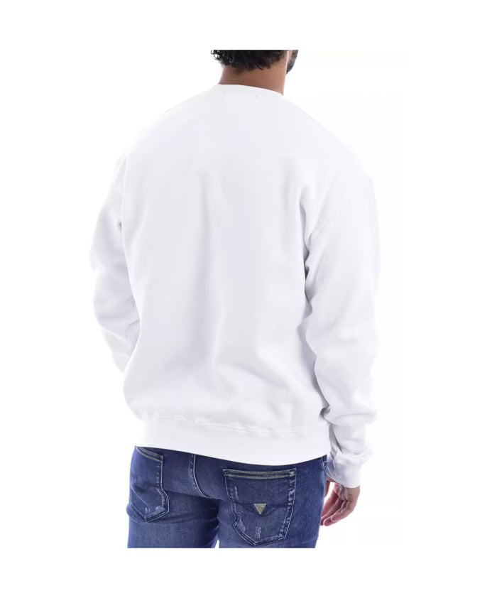 Dsquared2 White Sweatshirt with Printed Logo