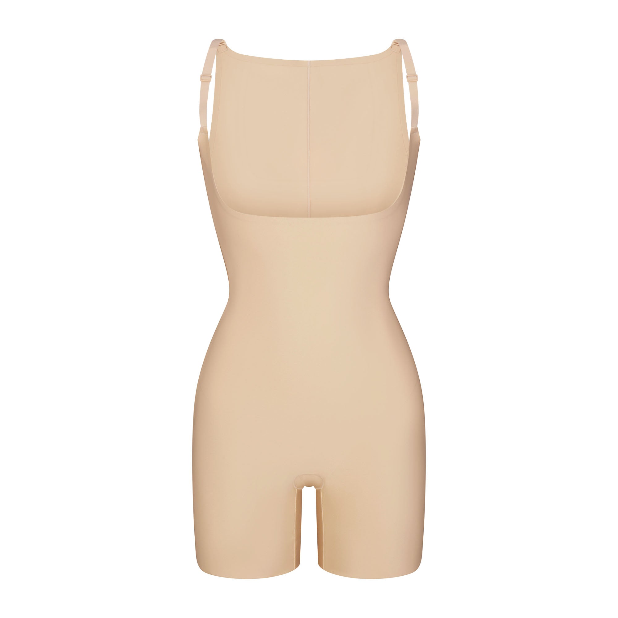 Skims Body Core Sculpt Back Smoothing Open Bust Mid Thigh Bodysuit