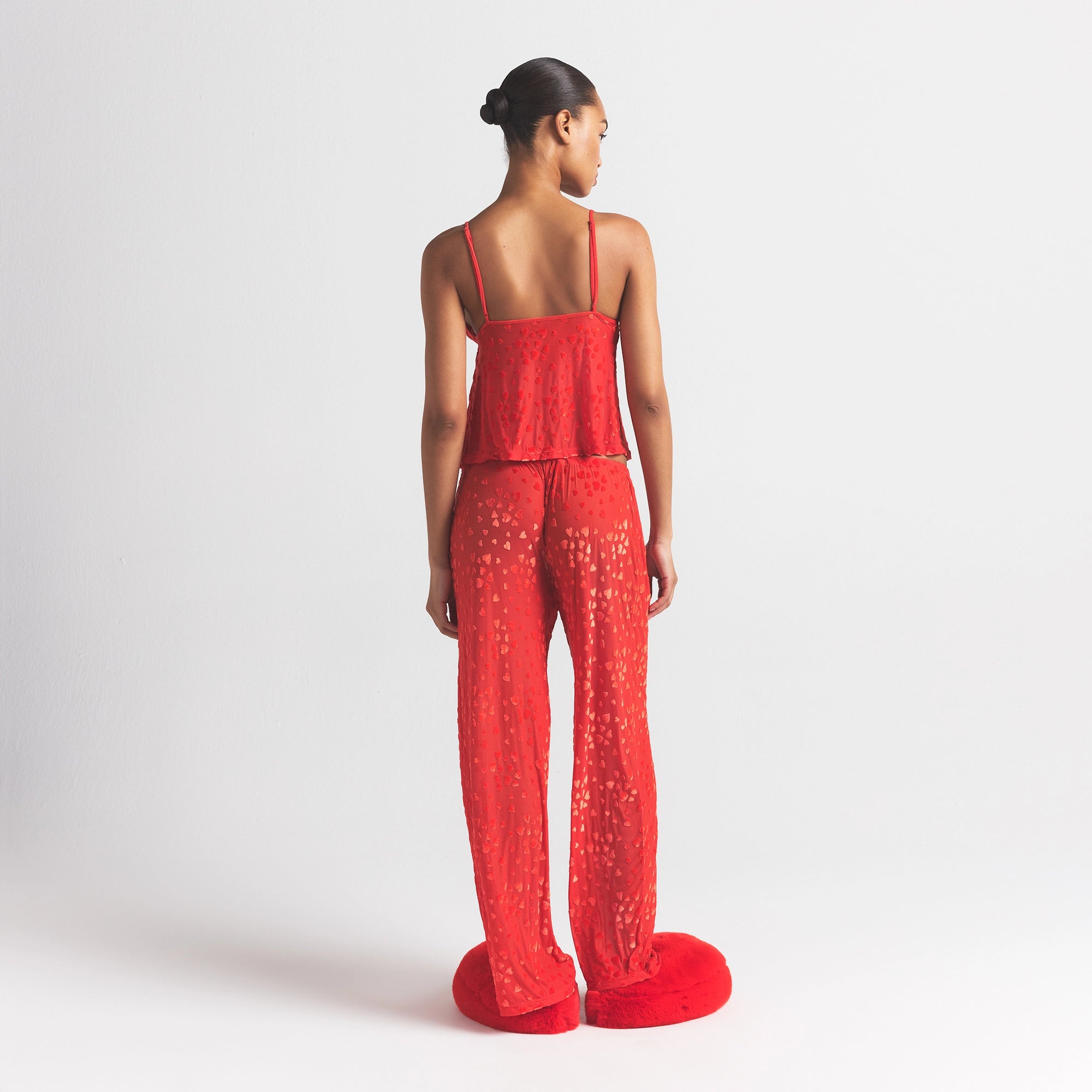 Sheer Velvet Cami and Pant Set