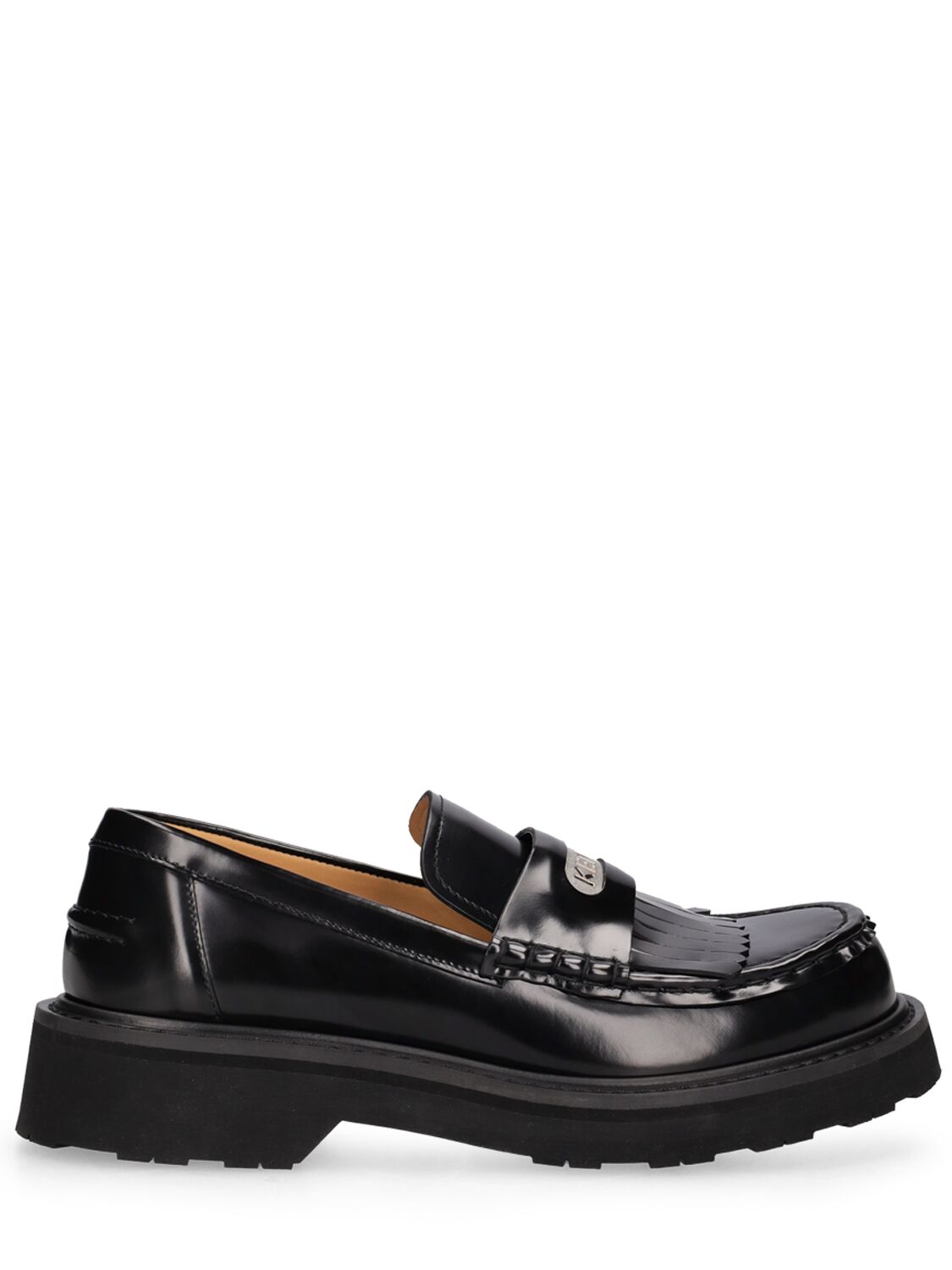 Kenzo Kenzo Paris 30mm Kenzosmile leather loafers - Size: UK 3 Sandals | Shop From The Mirage