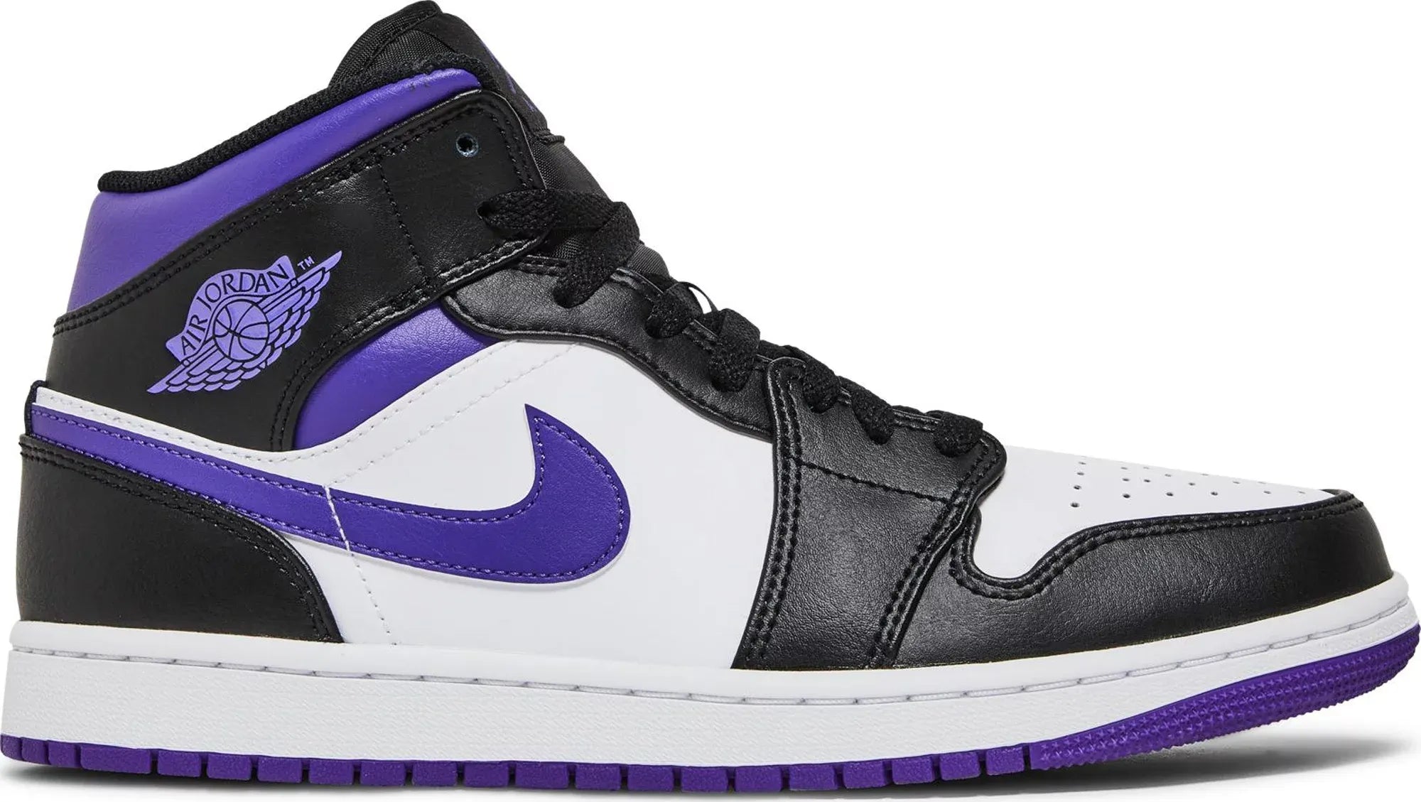 Air Jordan 1 Mid Metallic Court Purple
