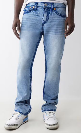 RICKY ROPE STITCH FLAP STRAIGHT JEAN