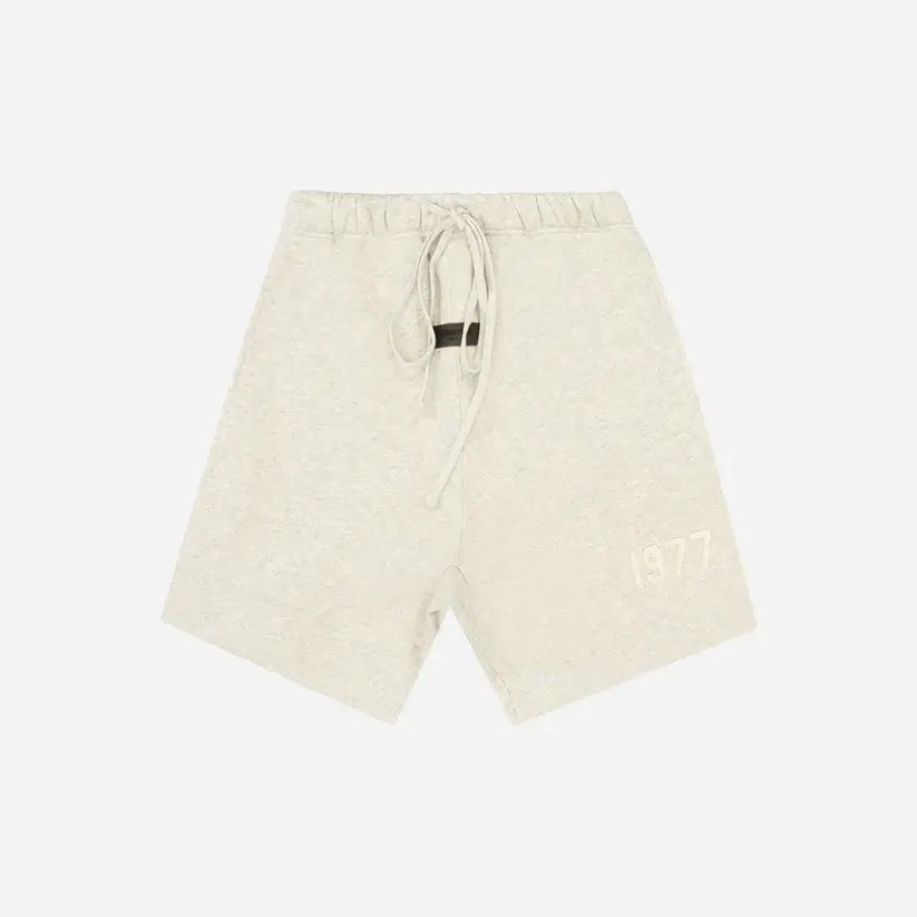 Essentials FEAR OF GOD ESSENTIALS SHORTS LIGHT OATMEAL - Size: XS Shorts | Shop From The Mirage