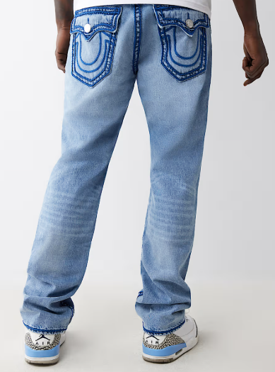 RICKY ROPE STITCH FLAP STRAIGHT JEAN
