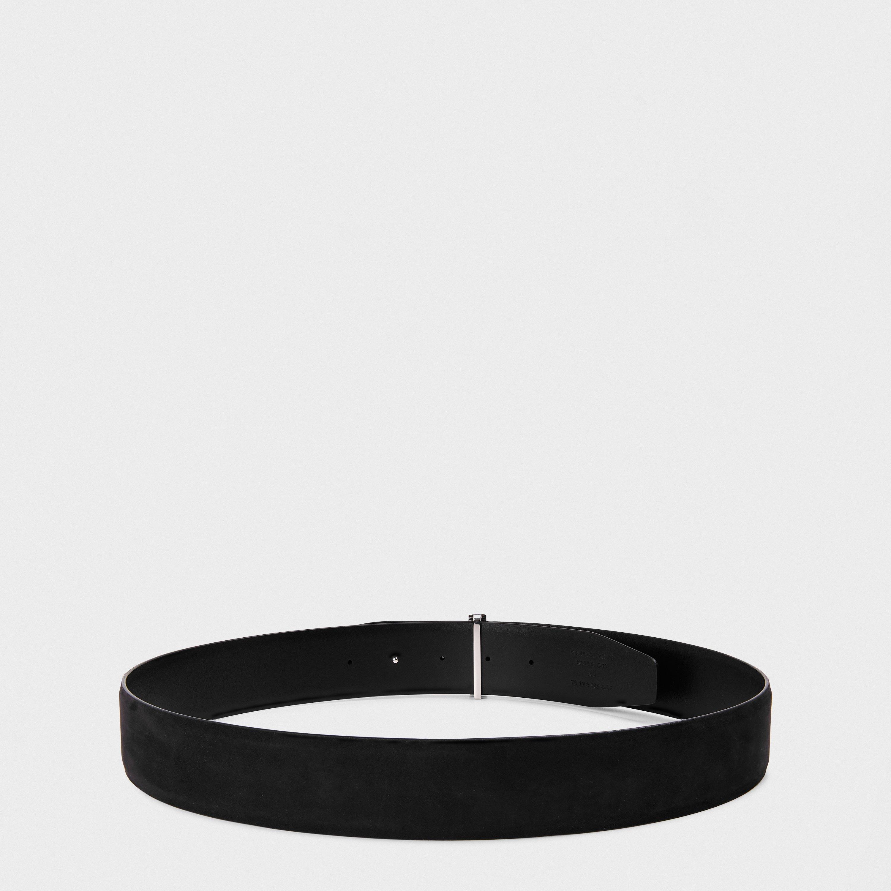 Metal T Buckle Leather Belt