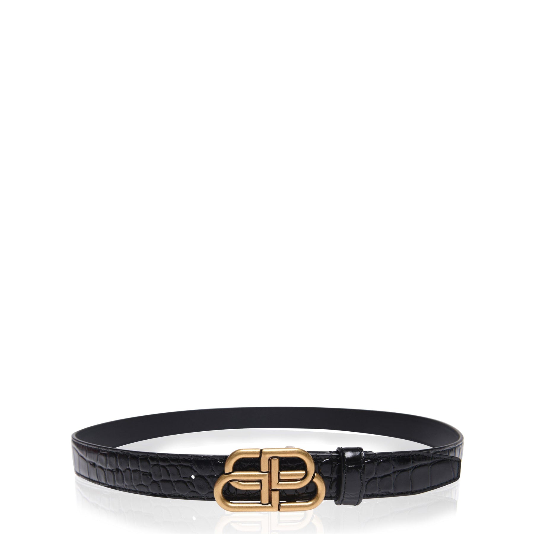 Bb Thin Croc Belt