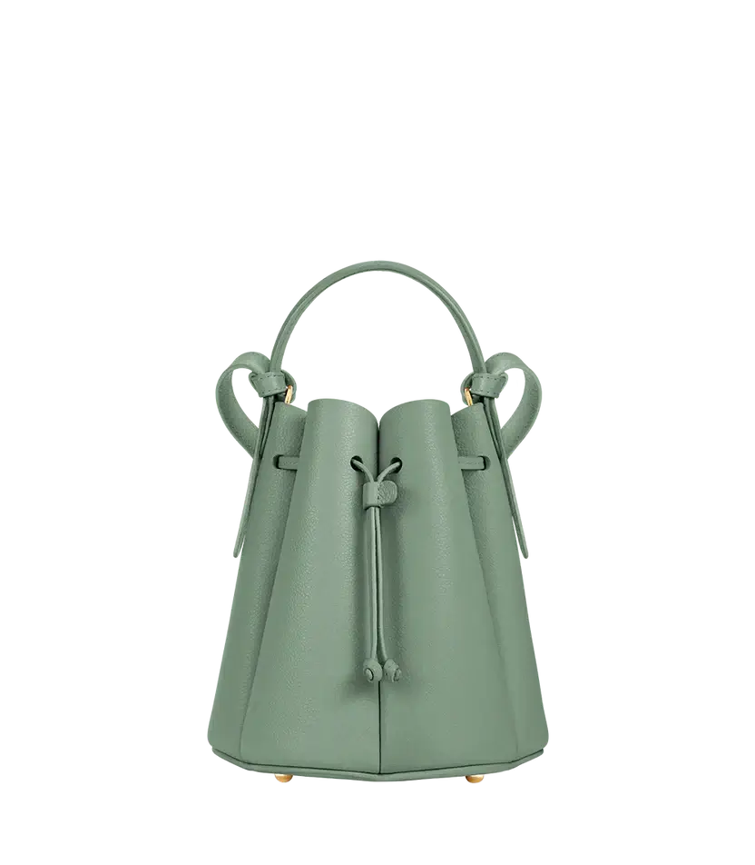 Polene Numéro Huit Mini Edition Textured Sage - Size: One Size Bags | Shop From The Mirage