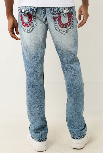 RICKY WARPED HORSESHOE STRAIGHT JEAN